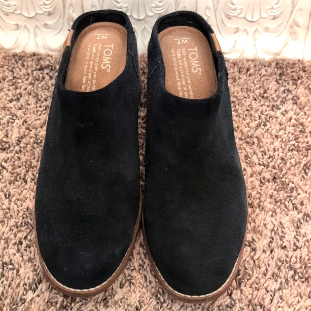 Toms slip on booties